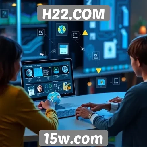 Exploração das funcionalidades interativas do H22.COM